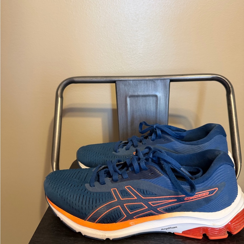 ASICS Gel Pulse 12 Running Shoes Blue Orange Women’s Size 8.5 Athletic Sneakers - Picture 7 of 13